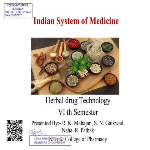 Indian system of medicine_ Dr Renuka Mahajan.pptx