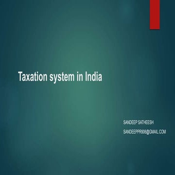 Indian tax system