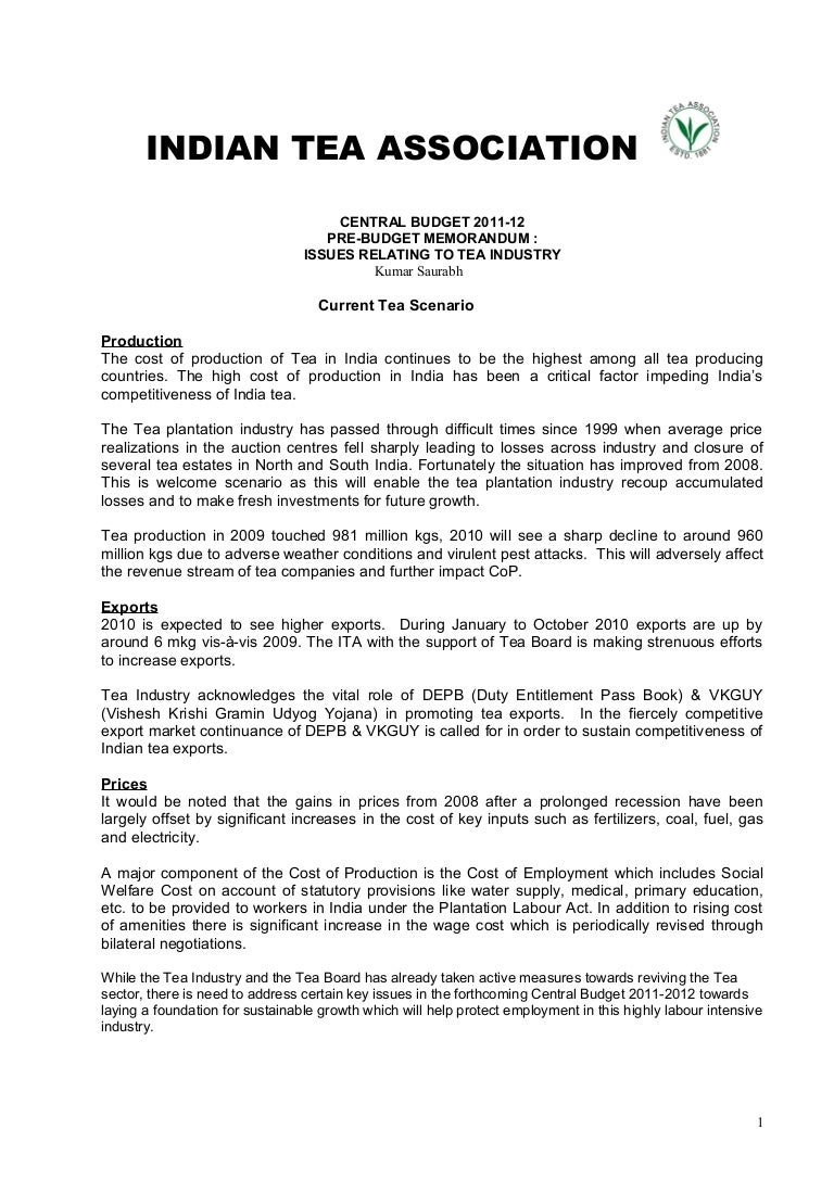 Indian tea association