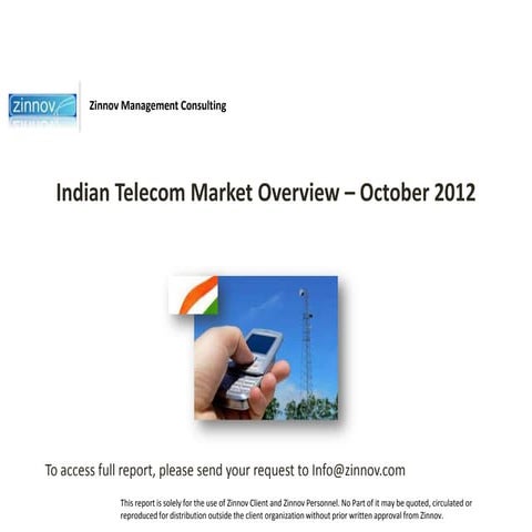 Indian Telecom Market Overview