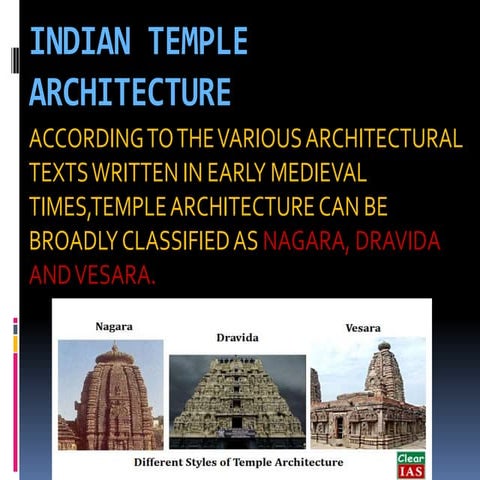 Indian temple architecture | PPTX