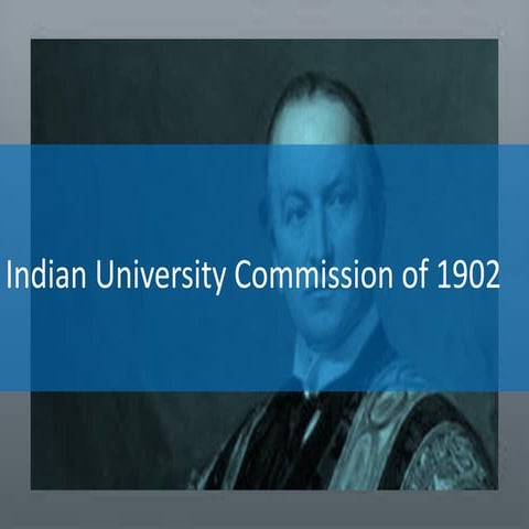 Indian University Commission 1902