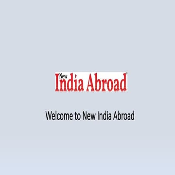The Best World News India | New India Abroad | PPTX