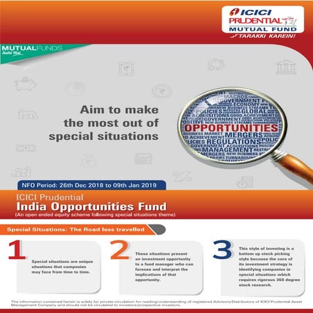 ICICI Prudential India opportunities fund brochure