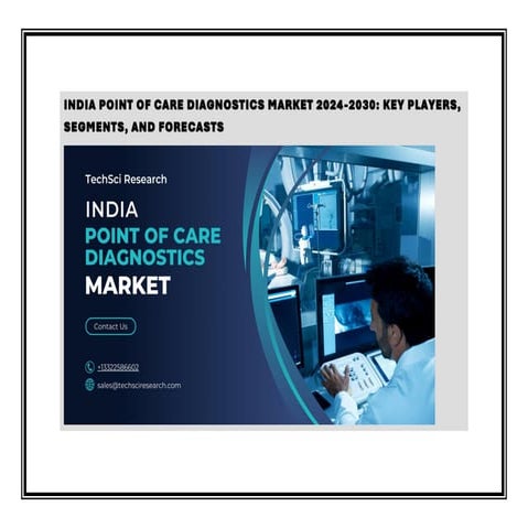 India Point of Care Diagnostics Market Size to Reach USD 1,024.57 ...