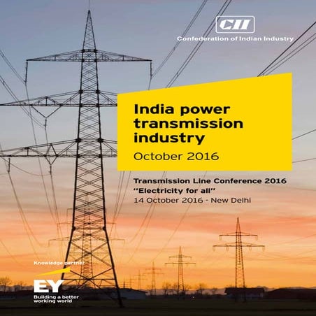 CII Report on India Power Transmission Industry | PDF