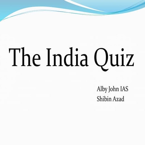 India quiz