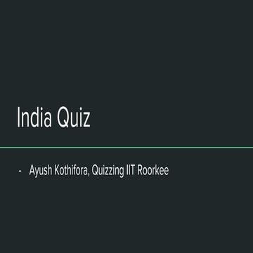India quiz