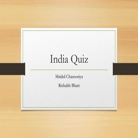 India quiz