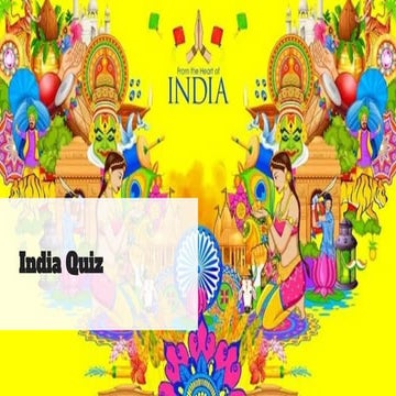 The India Quiz - IIM Ahmedabad and Ahmedabad Quiz Club