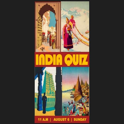 India Quiz - Qriosity 2017 - Finals