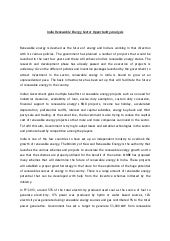 India Renewable Energy Sector Oppor...