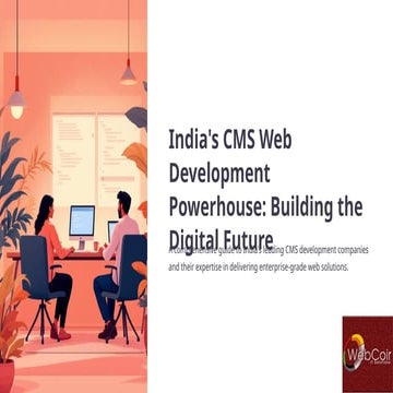Best CMS Web Development Company India for Businesses | PPTX