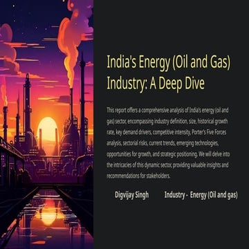 Oil and gas industry ppt | PPTX