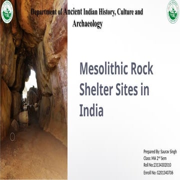 Indias-Mesolithic-Rock-Shelter-Sites.pptx