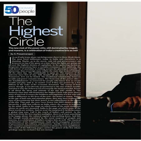 Indias Top 50 Powerful People