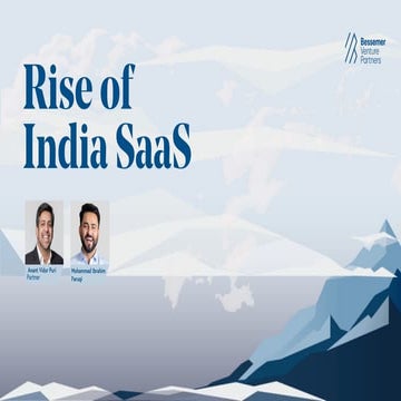 The Rise of SaaS in India