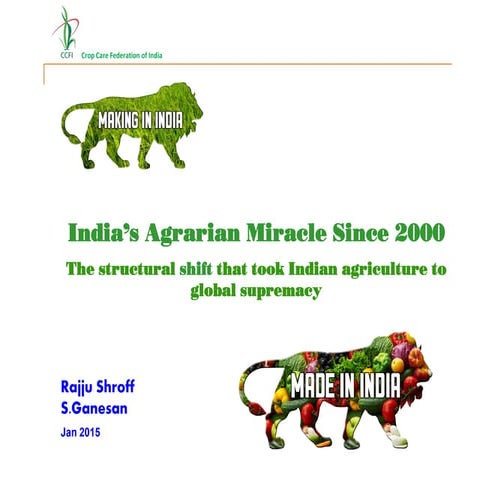 India's Agrarian Miracle Since 2000