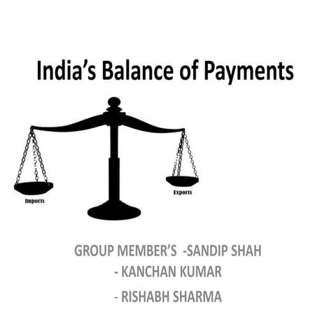 India’s balance of payments 
