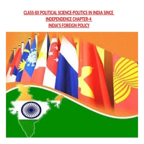 India's Foreign Policy class-XII Political Science