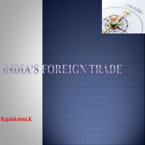 India’s foreign trade