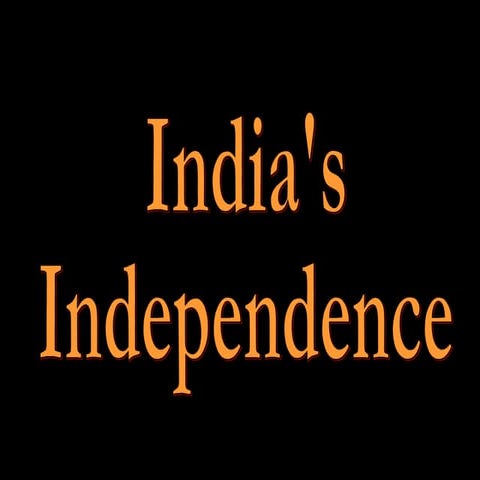 India's Indepencence