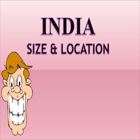 India size and location