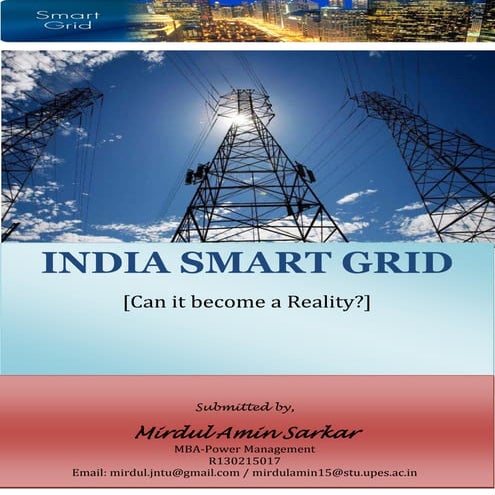 India smart grid  can it become a reality-