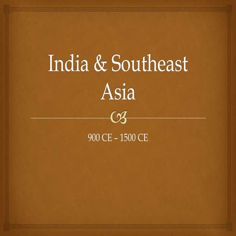 India & southeast asia