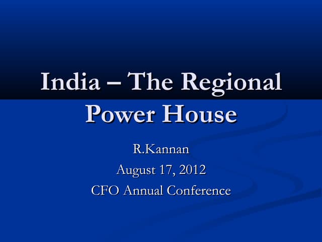 The Regional Powerhouse Strategy The Regional Powerhouse Strategy
