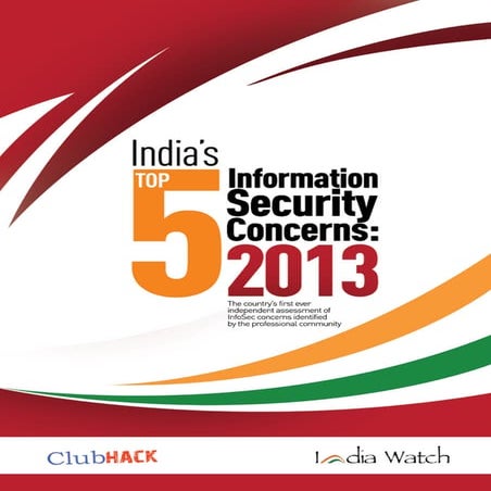 India Top5 Information Security Concerns 2013