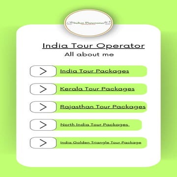 India Tour Operator - India tour packages | PDF