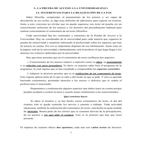 Indicaciones para la pau 2014 2015