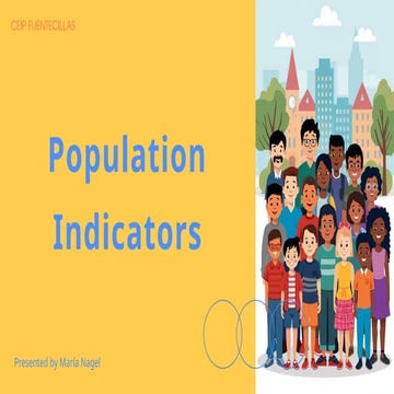 Understanding Population Indicators and Creating Charts with Excel | PPTX