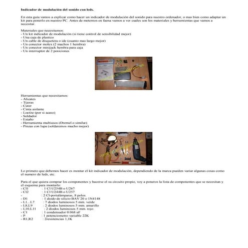 Indicador de modulación del sonido