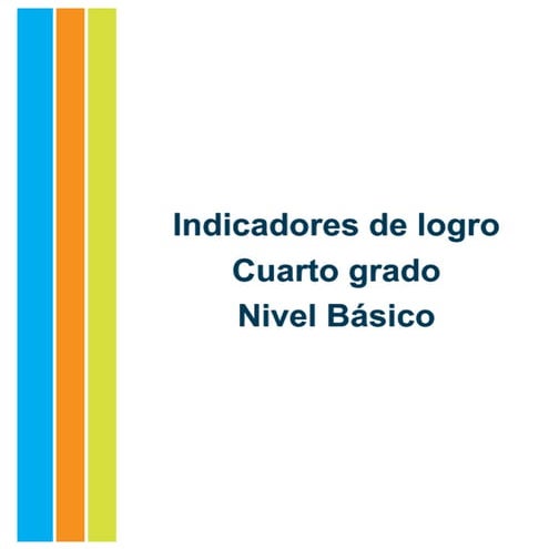 Indicadores cuarto grado