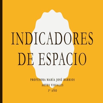 Indicadores de espacio