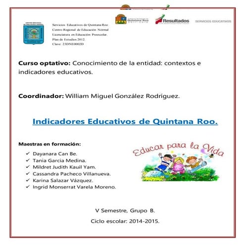 Indicadores educativos 3 b