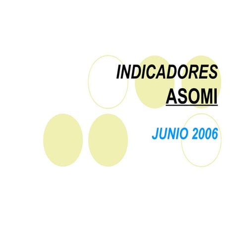 Indicadores jun2006