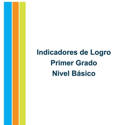 Indicadores de logro de primer grado