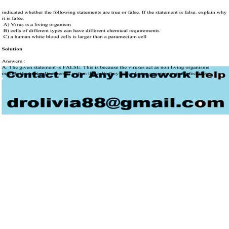 indicated whether the following statements are true or false. If the.pdf