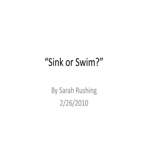 Floating and sinking buoyancy PowerPoint.ppt
