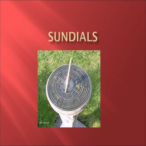 Laura and Dom Sundial Presentaion | KEY