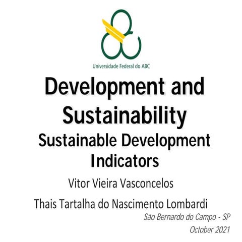 Sustainable Development Indicators