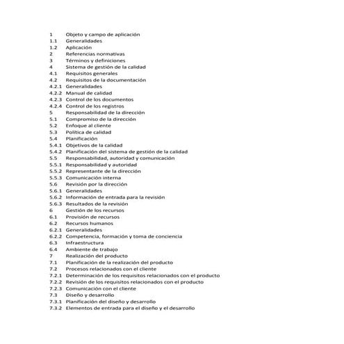 LISTA DE DOCUMENTOS OBLIGATORIOS ISO 9001:2015 | PDF