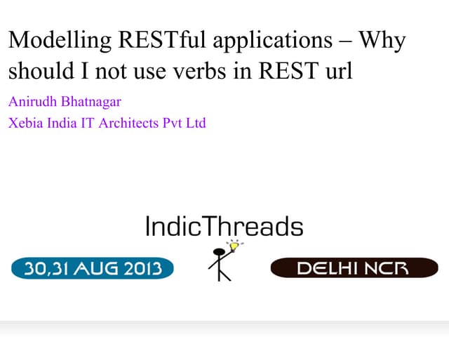 Modelling RESTful applications – Why should I not use verbs in REST url