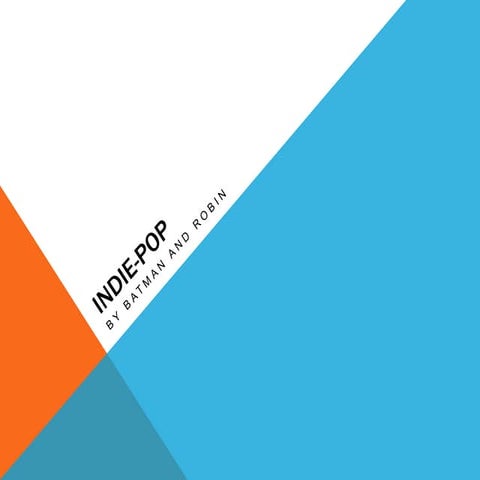 Indie pop slideshow