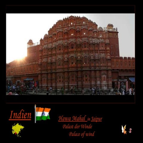 Indien   Palast Der Winde In Jaipur