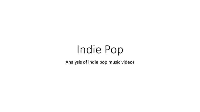 Indie pop