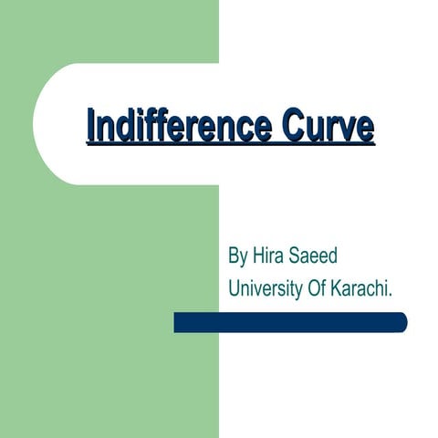 Indifference curve